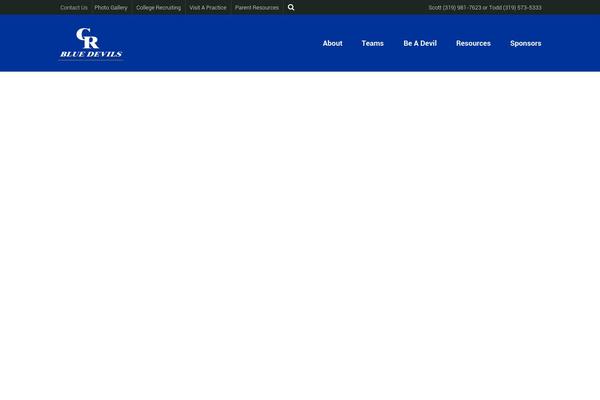 Site using Sport-core-plugin plugin