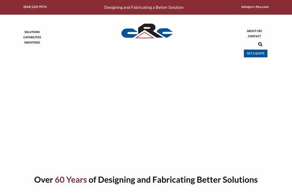 Crc theme site design template sample