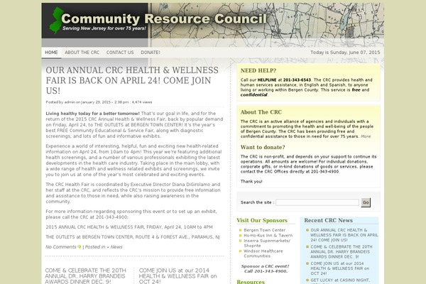 crchelpline.org site used Bobv2