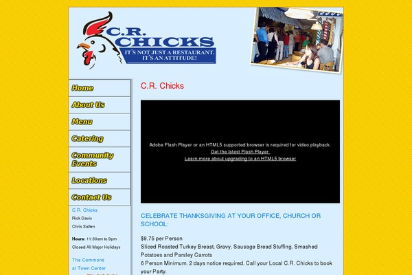 crchicks.com site used Crchicks