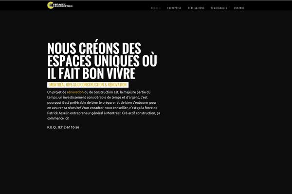 Montreal theme site design template sample