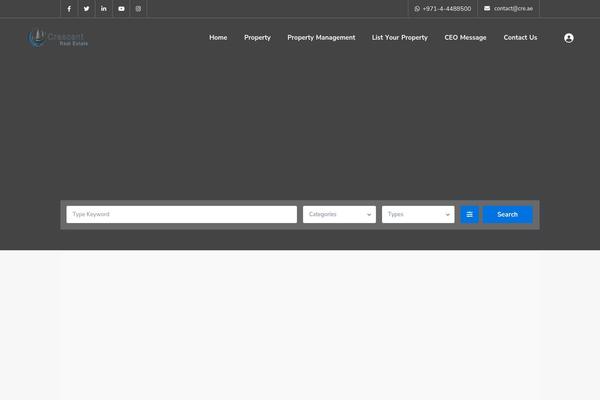WP Residence theme site design template sample