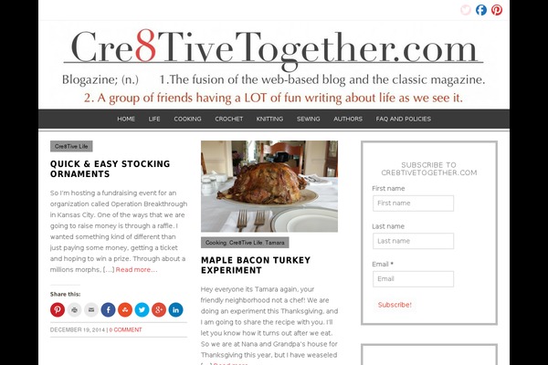 Isabelle theme site design template sample