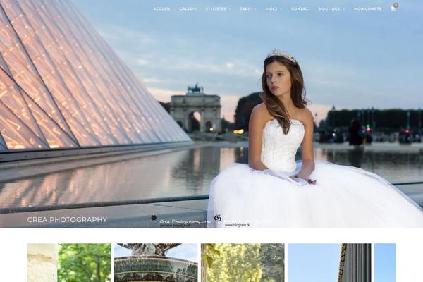 Photography theme site design template sample