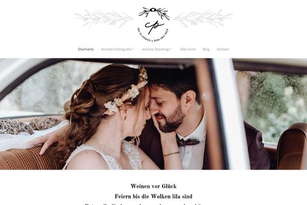 Vega theme site design template sample