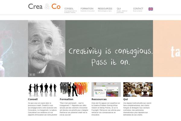 Krava theme site design template sample