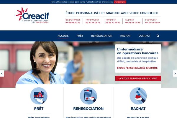 creacif.fr site used Creasif