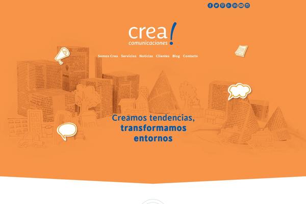 creacomunicaciones.com site used Crea