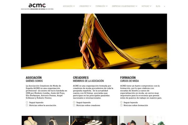 Acme theme site design template sample