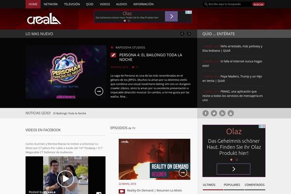 Site using Arconix Flexslider plugin