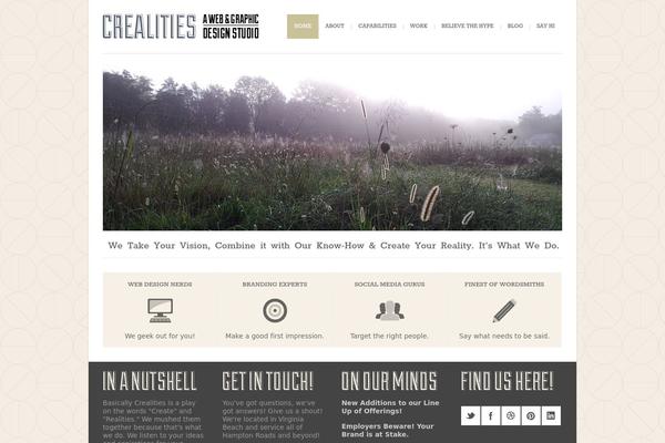 Bigbang theme site design template sample