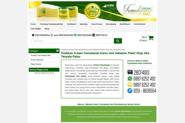 creamtemulawakasli.com site used Wp-grosir