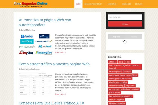 creanegociosonline.com site used Schema