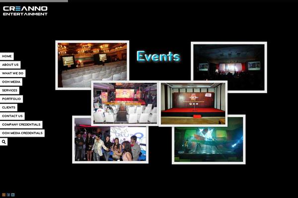 CONTRAST theme site design template sample