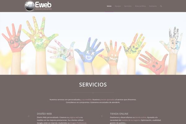 Enfold theme site design template sample