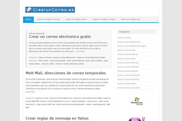 Iconic One theme site design template sample