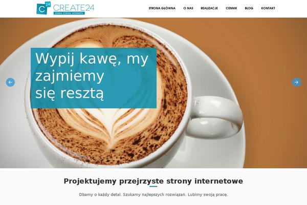 OneEngine theme site design template sample