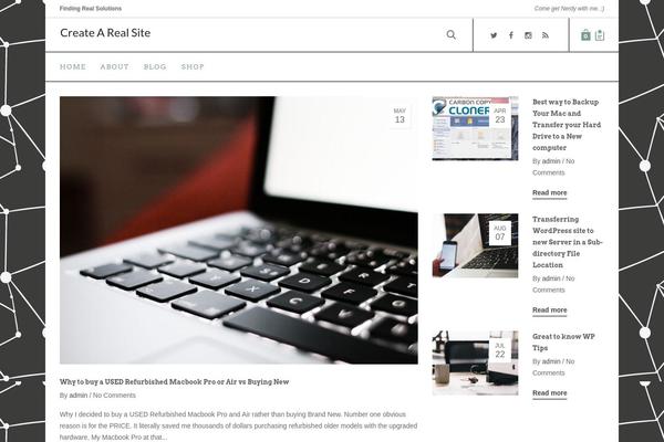 Flat theme site design template sample