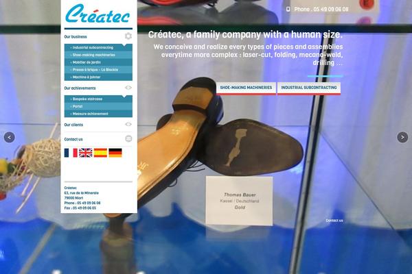 Custom theme site design template sample