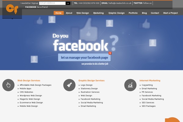 Cc theme site design template sample