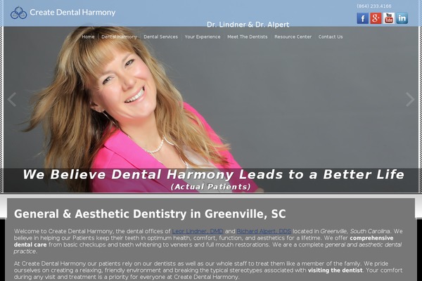 createdentalharmony.com site used Cdh
