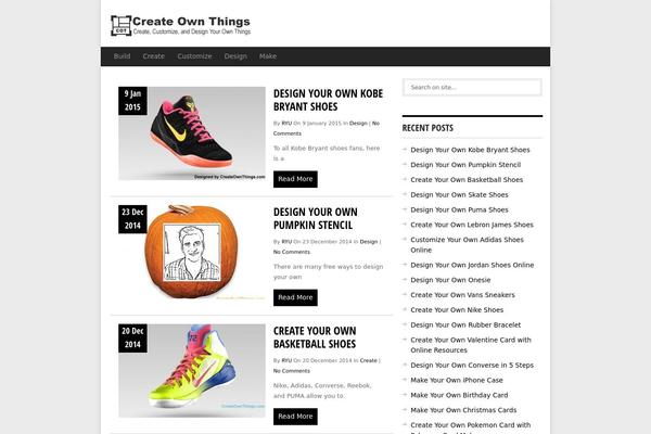 Koresponsive theme site design template sample