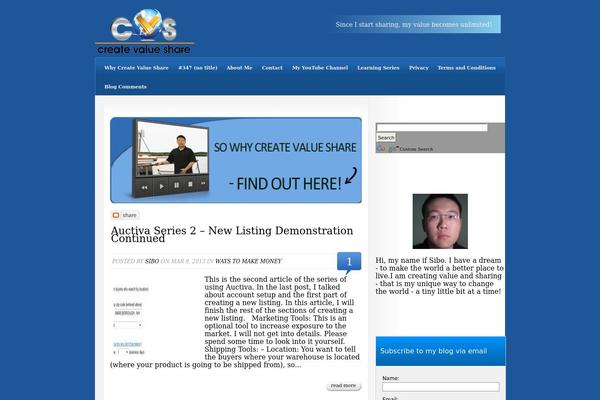 Studioblue theme site design template sample