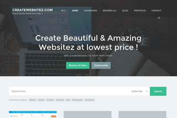Checkout theme site design template sample