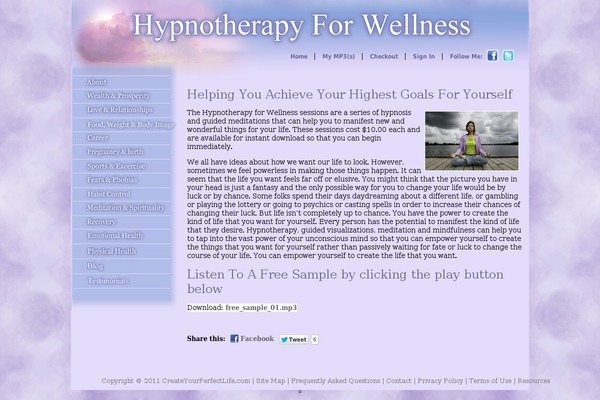 Site using Audio Player plugin