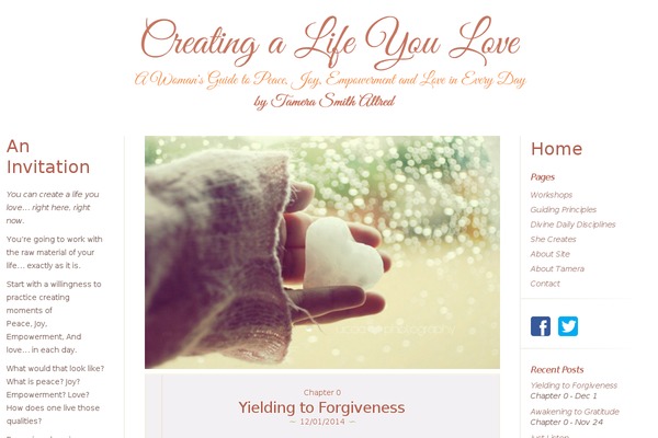 creatingalifeyoulove.net site used DailyJournal
