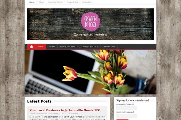 BrickYard theme site design template sample