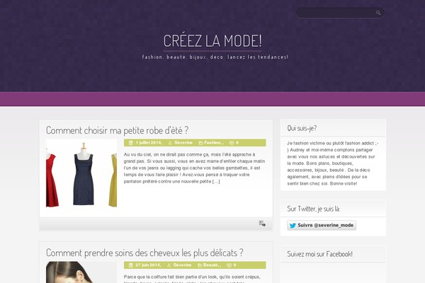 Purple Pro theme site design template sample