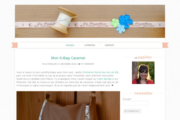 Sugar and Spice theme site design template sample