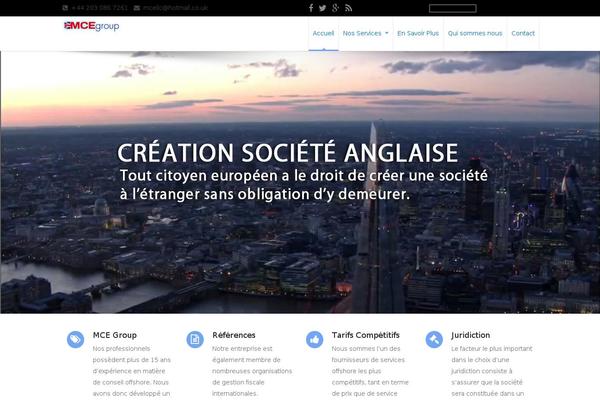 Pb theme site design template sample