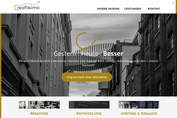Optimizer theme site design template sample