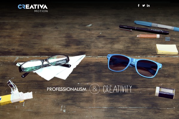 Creativa theme websites examples