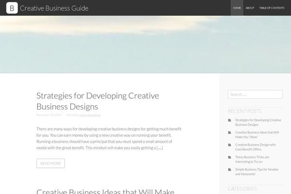 Business Leader theme site design template sample