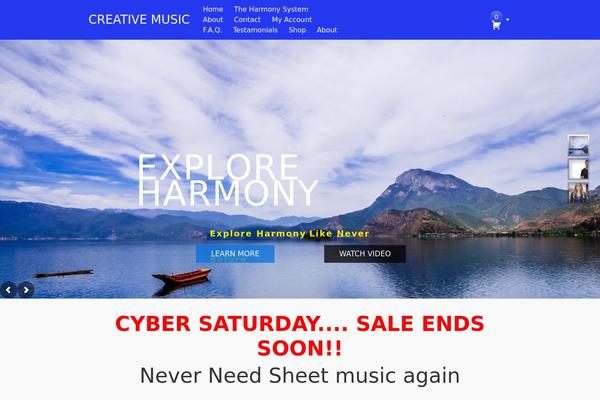 Tesseract theme site design template sample