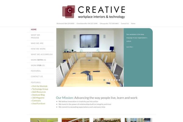 Creative theme site design template sample