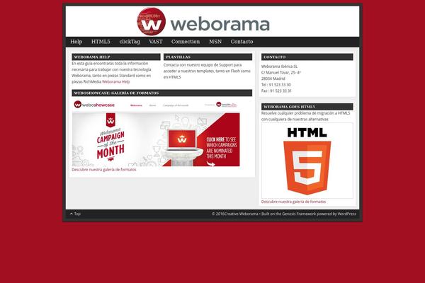 creative-weborama.com site used Church