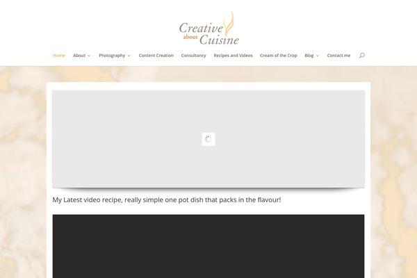 Divi Child theme site design template sample
