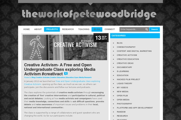 London Creative theme site design template sample