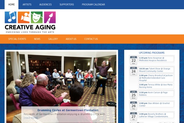 creativeagingmidsouth.org site used Creativeaging