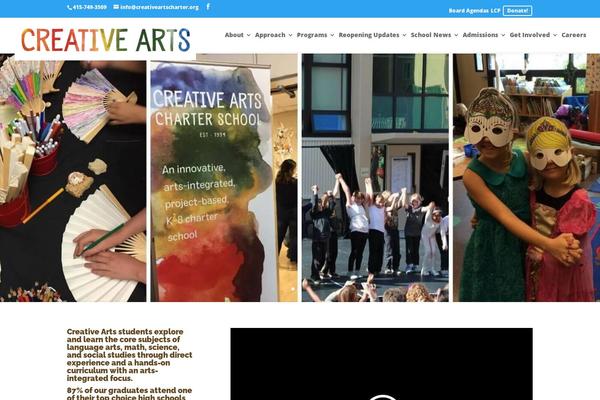 creativeartscharter.org site used Charter-school-san-francisco-child-theme-1