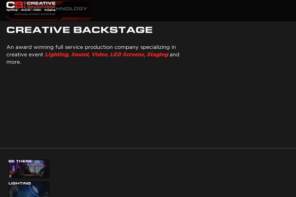 creativebackstage.com site used Creative-backstage-theme