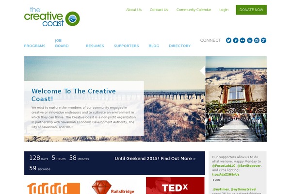creativecoast.org site used Tcca-2012