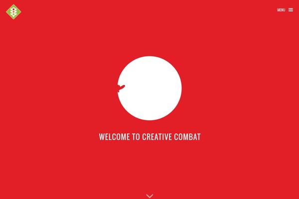 Combat theme site design template sample