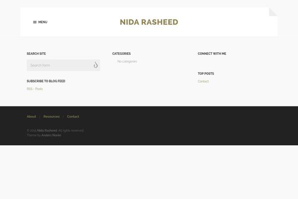 Hoffman theme site design template sample