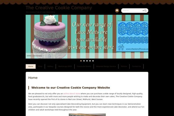 Chocolat theme site design template sample