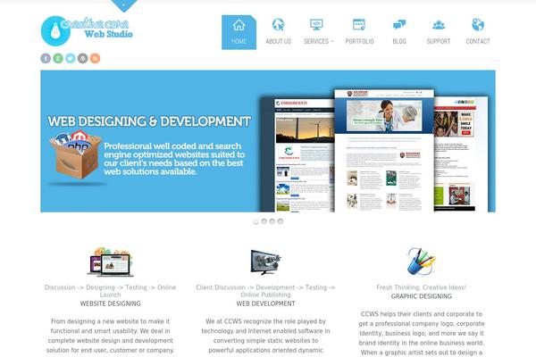 Maestro theme site design template sample